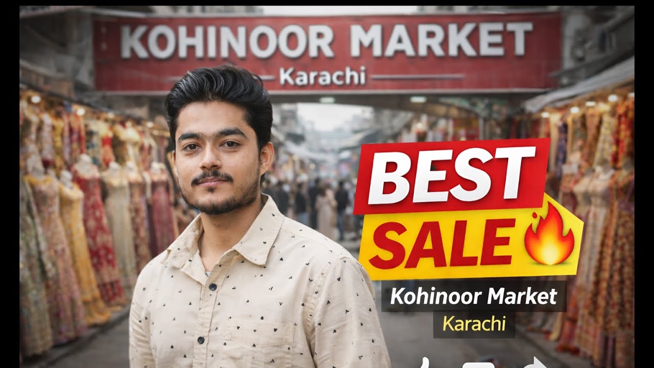 Best Deals at Kohinoor Market Karachi! 💃 Enjoy Shopping with Fashion Vibes!