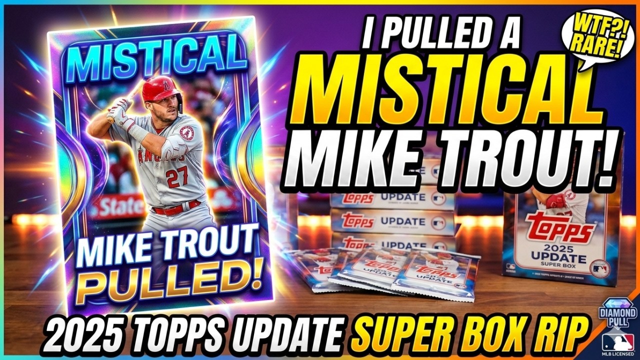 I Pulled a MISTICAL Mike Trout! 💎 2025 Topps Update Super Box Rip