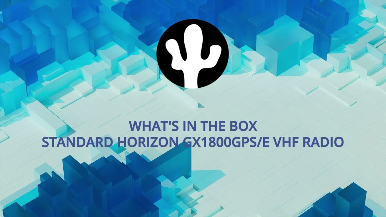 Standard Horizon GX1800GPS/E VHF Radio - What's in the box?