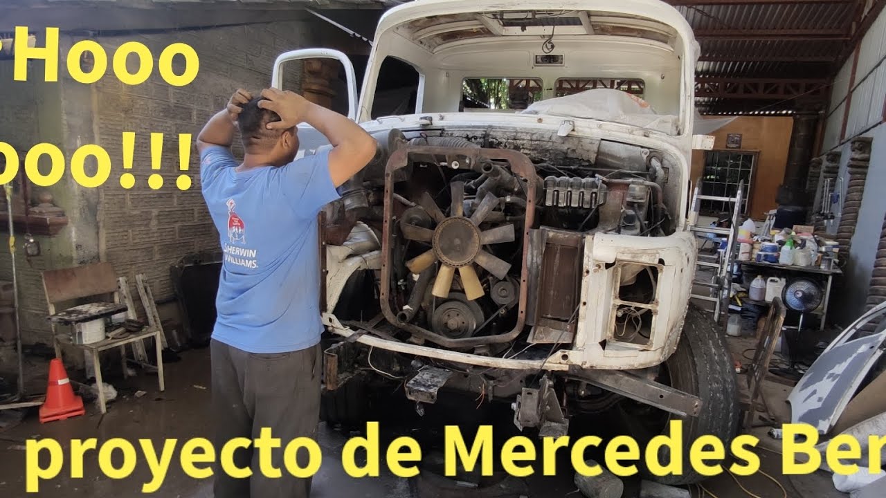 Proyecto de restauración y modificación de #mercedesbenz  1317 año 1984.