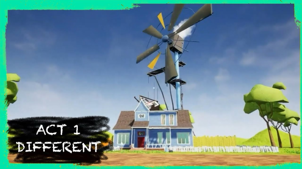 HELLO NEIGHBOR MOD: ACT 1 DIFFERENT