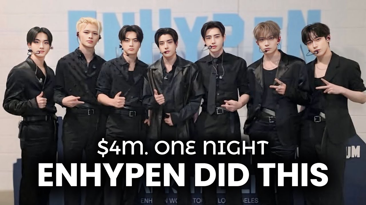 Группа ENHYPEN вошла в историю K-pop в США — их концерт побил все рекорды.