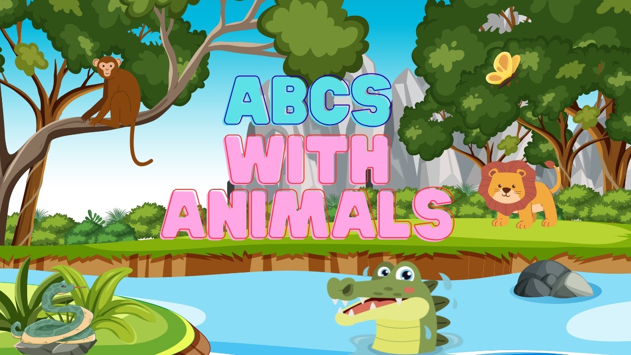 🐾 ABC Animal Adventure! 🐘🐻 Learn the Alphabet with Fun Animal Friends | Kids ABC Song & Phonics