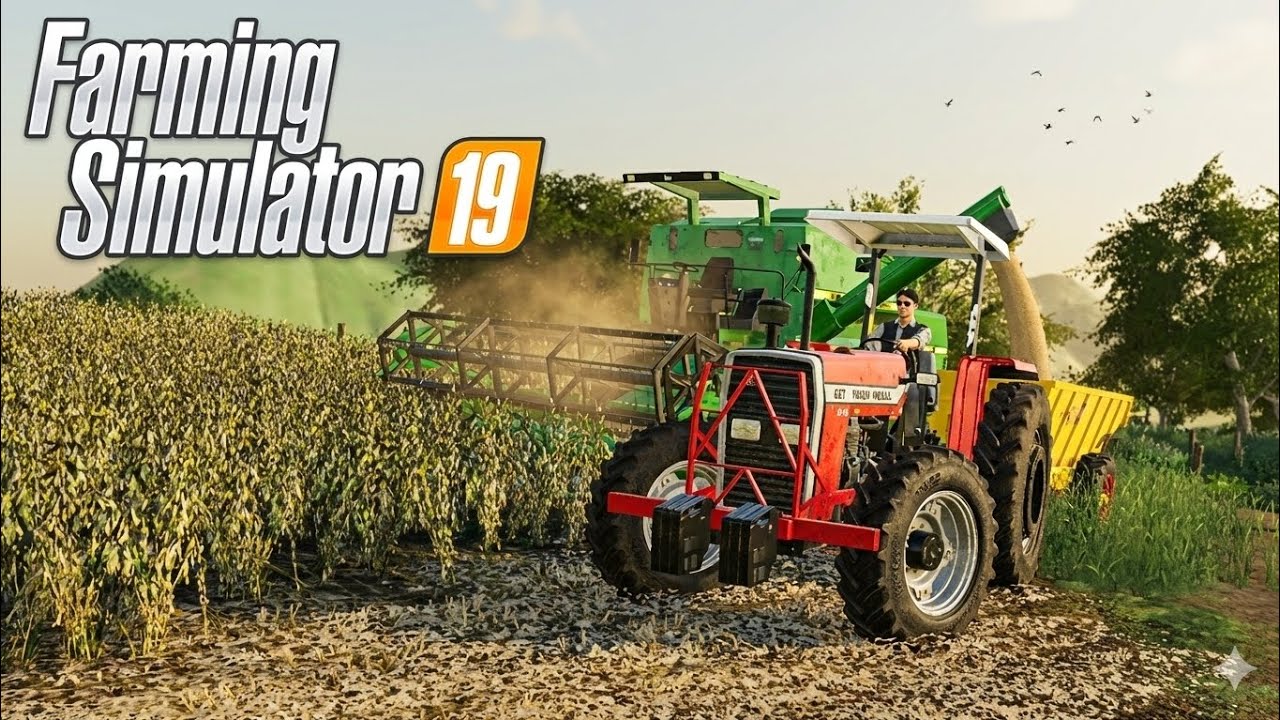 Farming Simulator 19 - Fazenda Belas Águas Ep3, Colheita da Soja