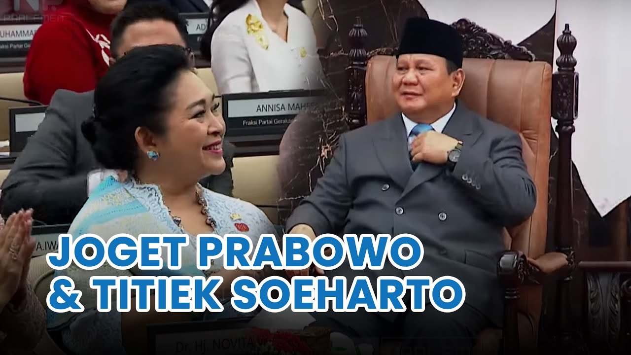 Joget Prabowo dan Titiek Soeharto di Sidang Tahunan MPR 2025