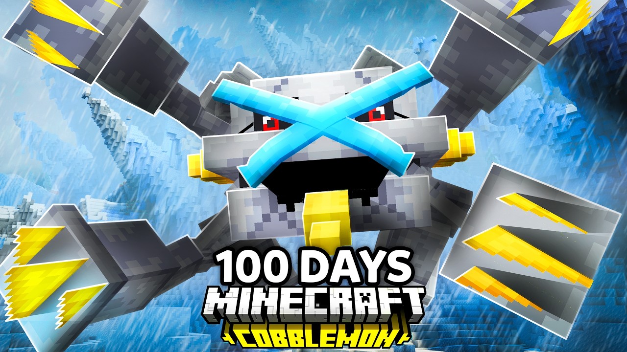 I Spent 100 Days as SHINY MEGA TRAINER Pokémon Minecraft VS. my Rival! (Duos Cobblemon)