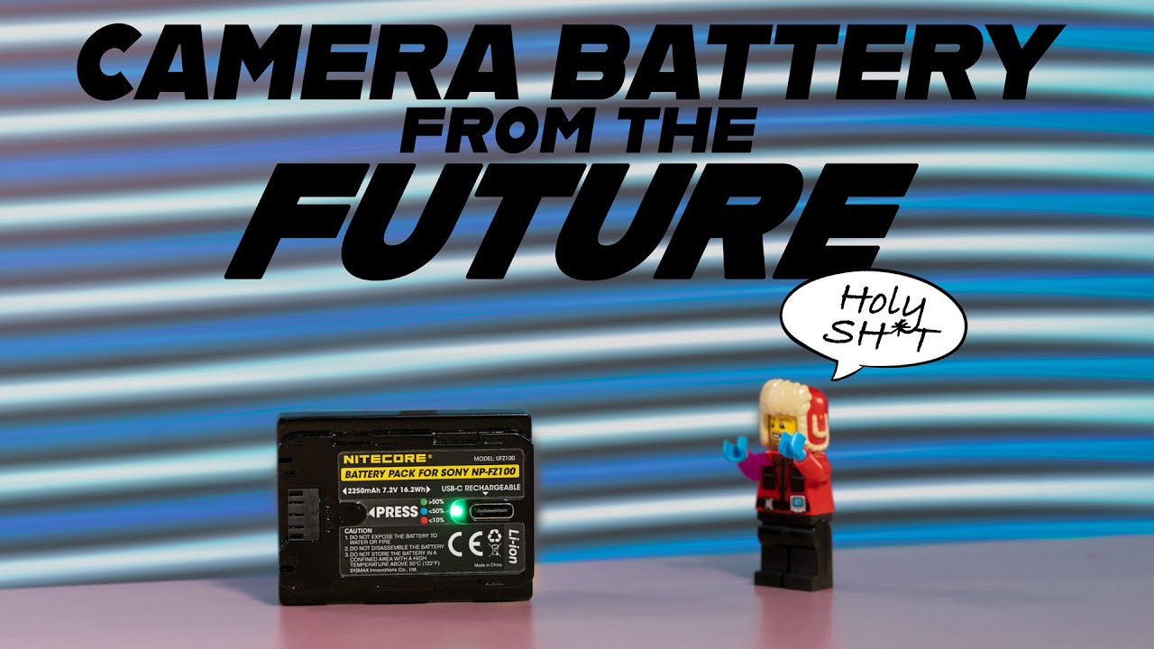 Camera Battery from the Future - Nitecore UFZ100 USB-C Reachargeable!