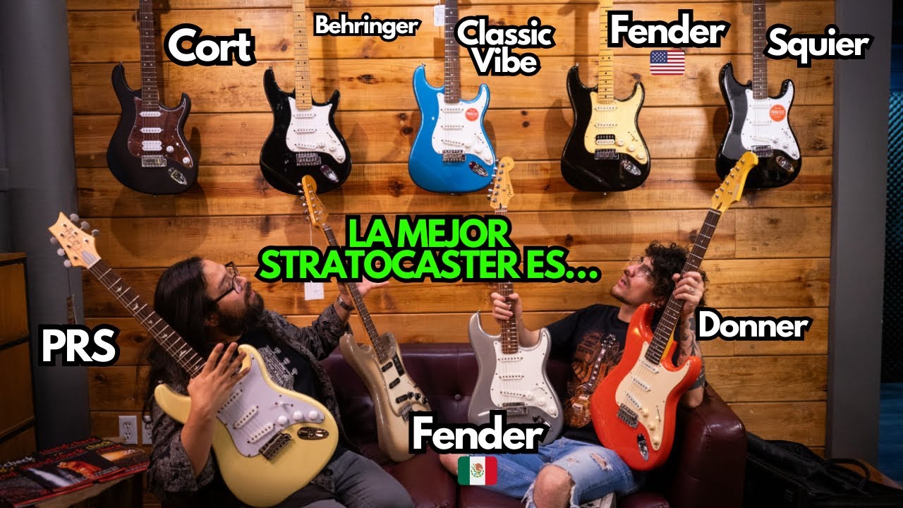 ¿LA MEJOR STRAT NO ❌ ES FENDER? Con  Steelwood Guitars