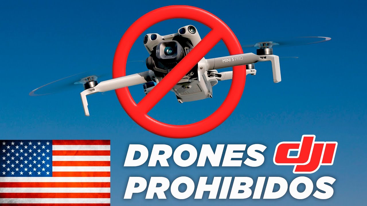 🚨 EE.UU. PROHÍBE los drones extranjeros: ¿el fin de DJI y Autel?