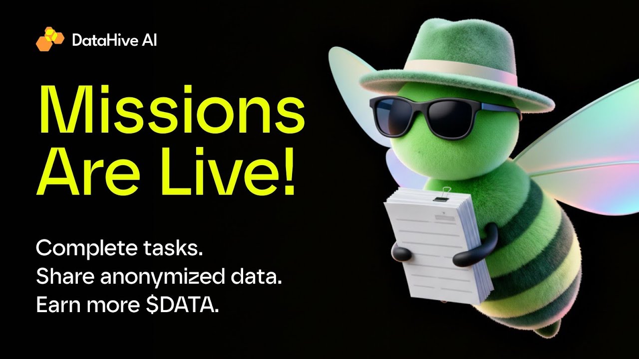 NEW UPDATE AIRDROP DATAHIVE AI || CLAIM MISSION DATAHIVE AI 
