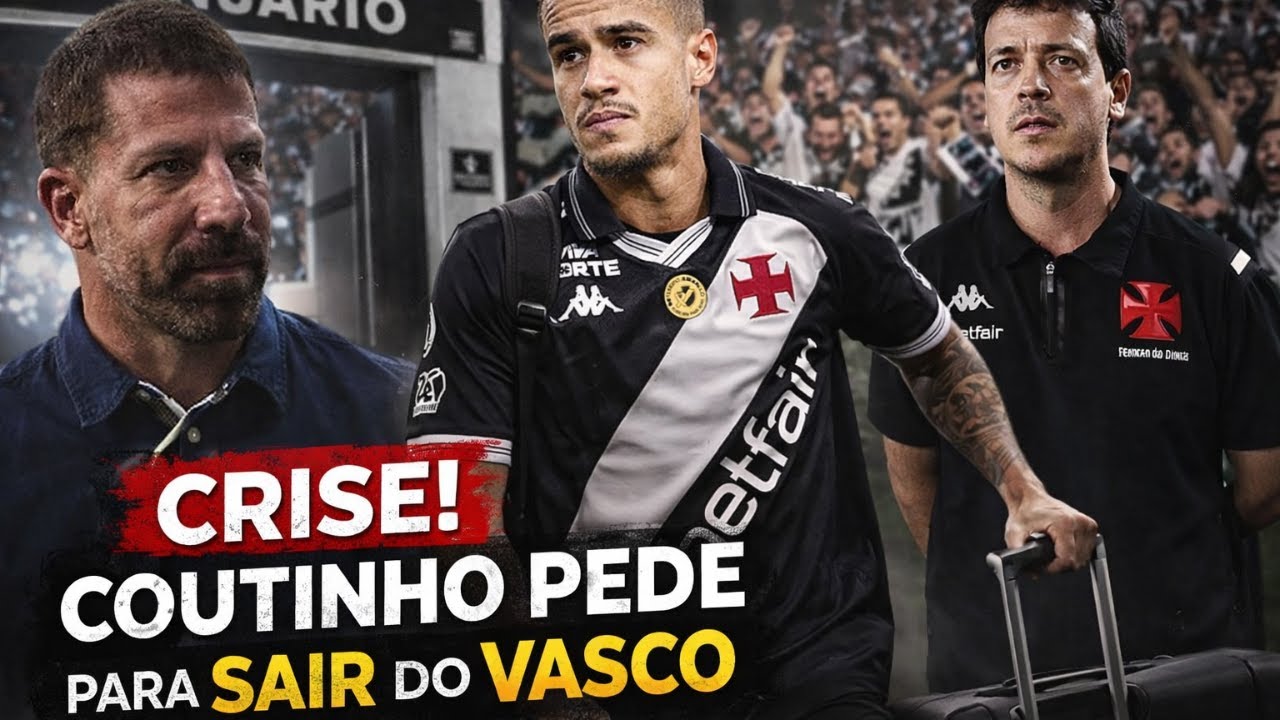 PLANTÃO OVOV! - COUTINHO PEDE PARA SAIR DO VASCO! - CRISE EM SÃO JANUÁRIO! E AGORA?
