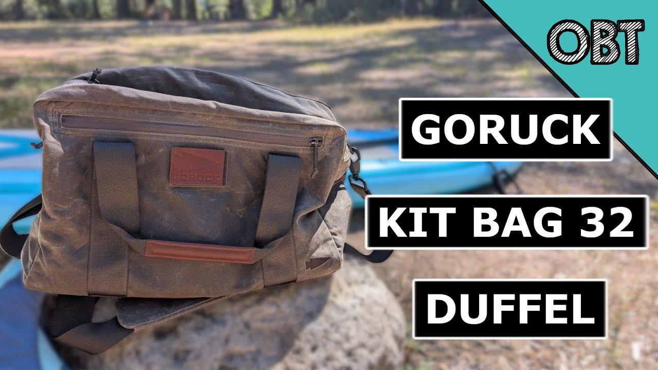 Обзор и демонстрация упаковки GORUCK Kit Bag 32 (вощеный холст)