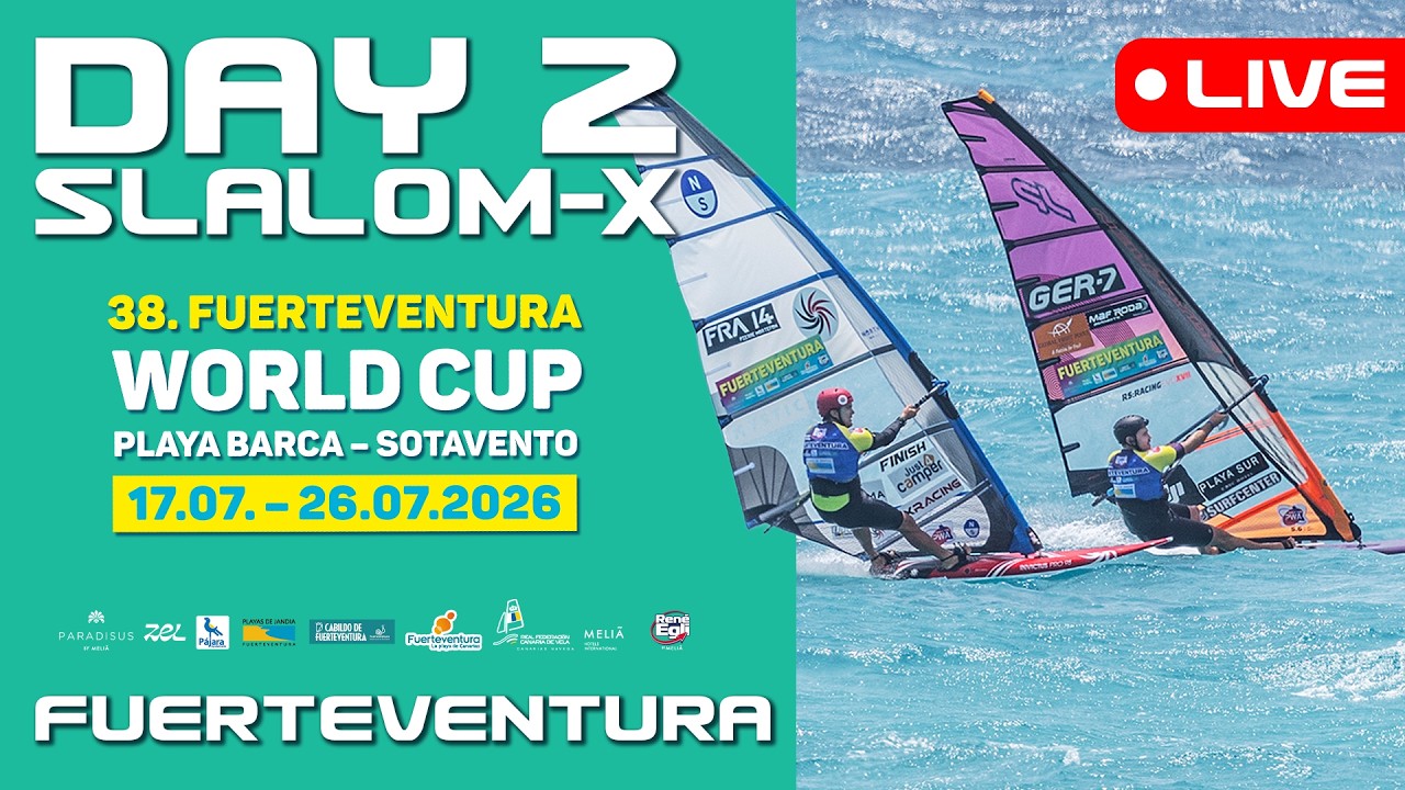 Livestream: Slalom-X: 23rd July | World Cup Fuerteventura 2026 | PWA World Tour
