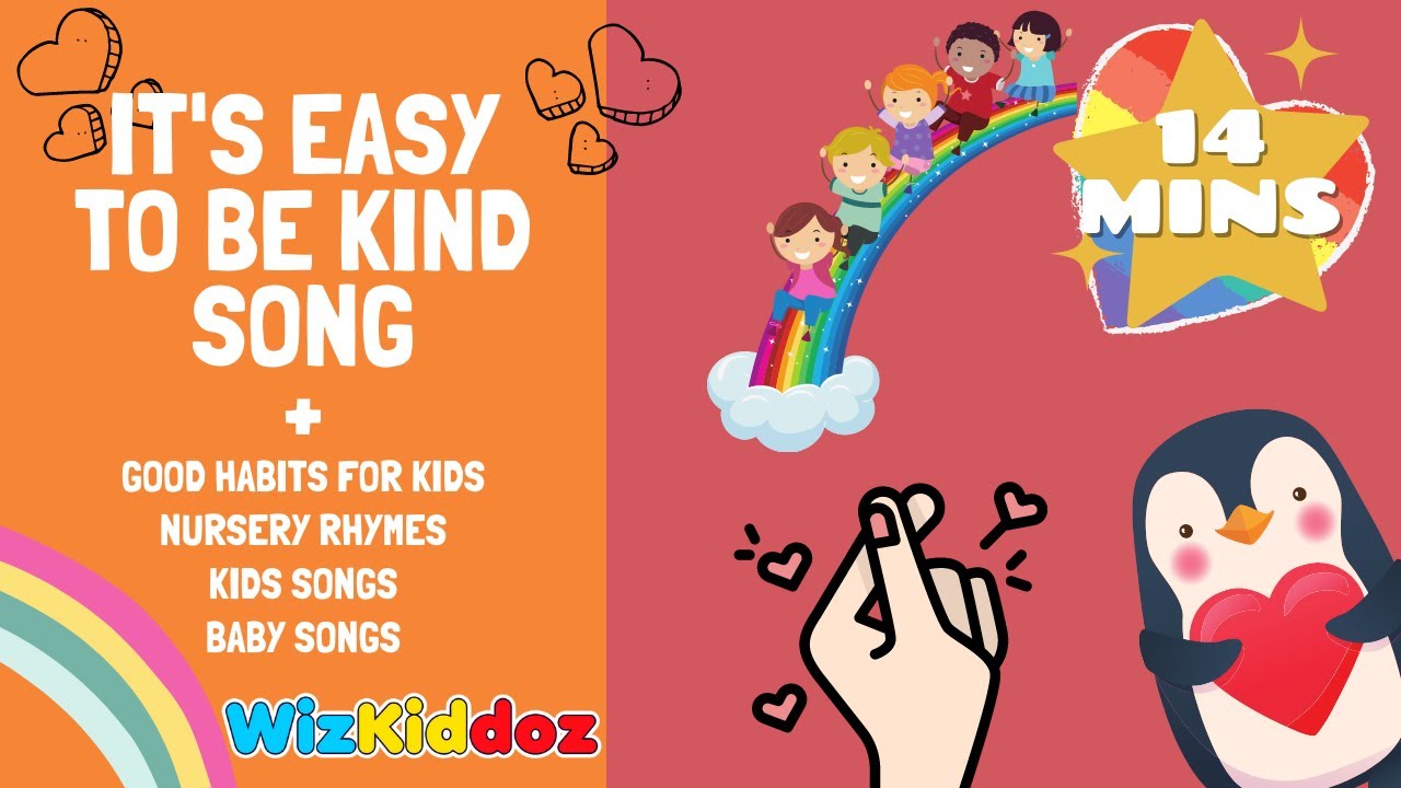 🆕It's Easy To Be Kind Song 🆕Good Habits for Kids in English 🆕 Nursery Rhymes, Baby Songs, Kids Songs