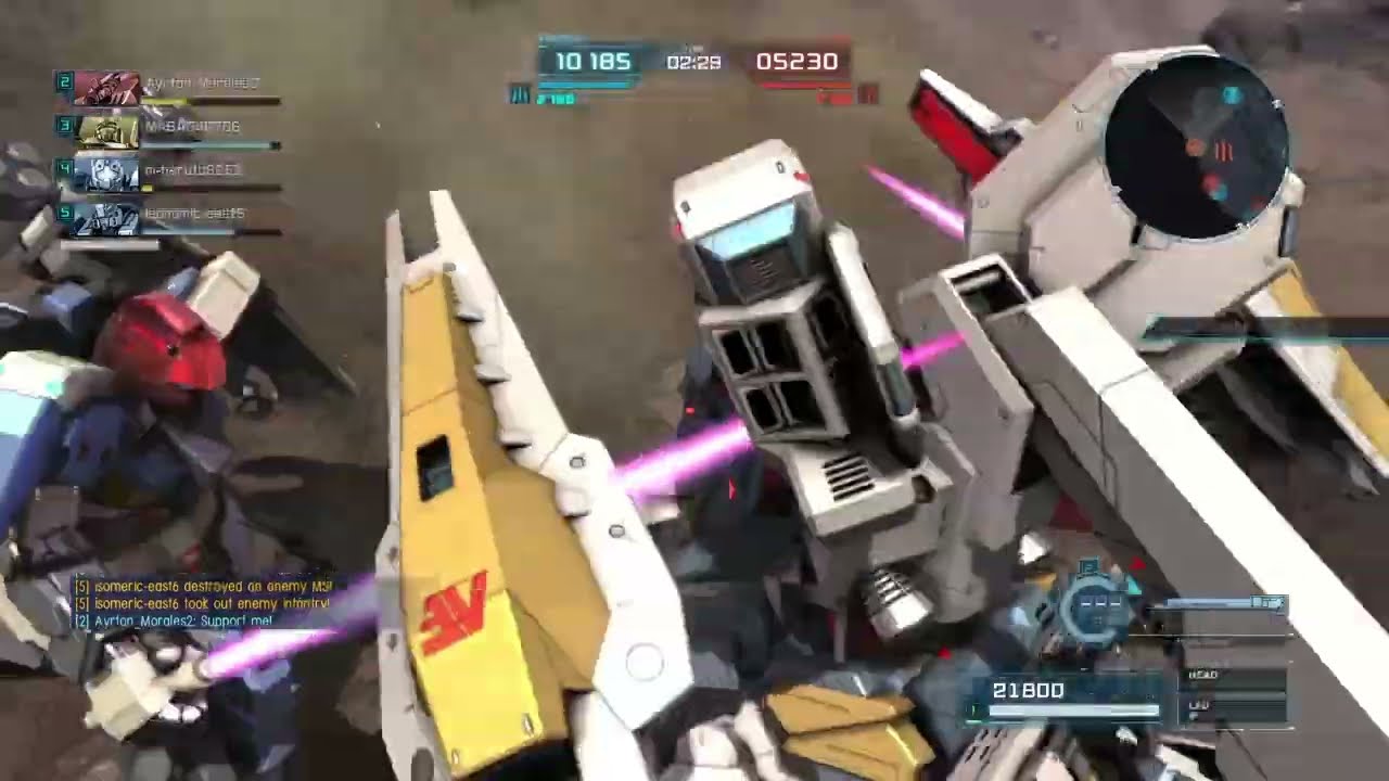 Gbo2: RX-121-2P Gundam TR-1 [Hazel Owsla] & MS-18NF Titania