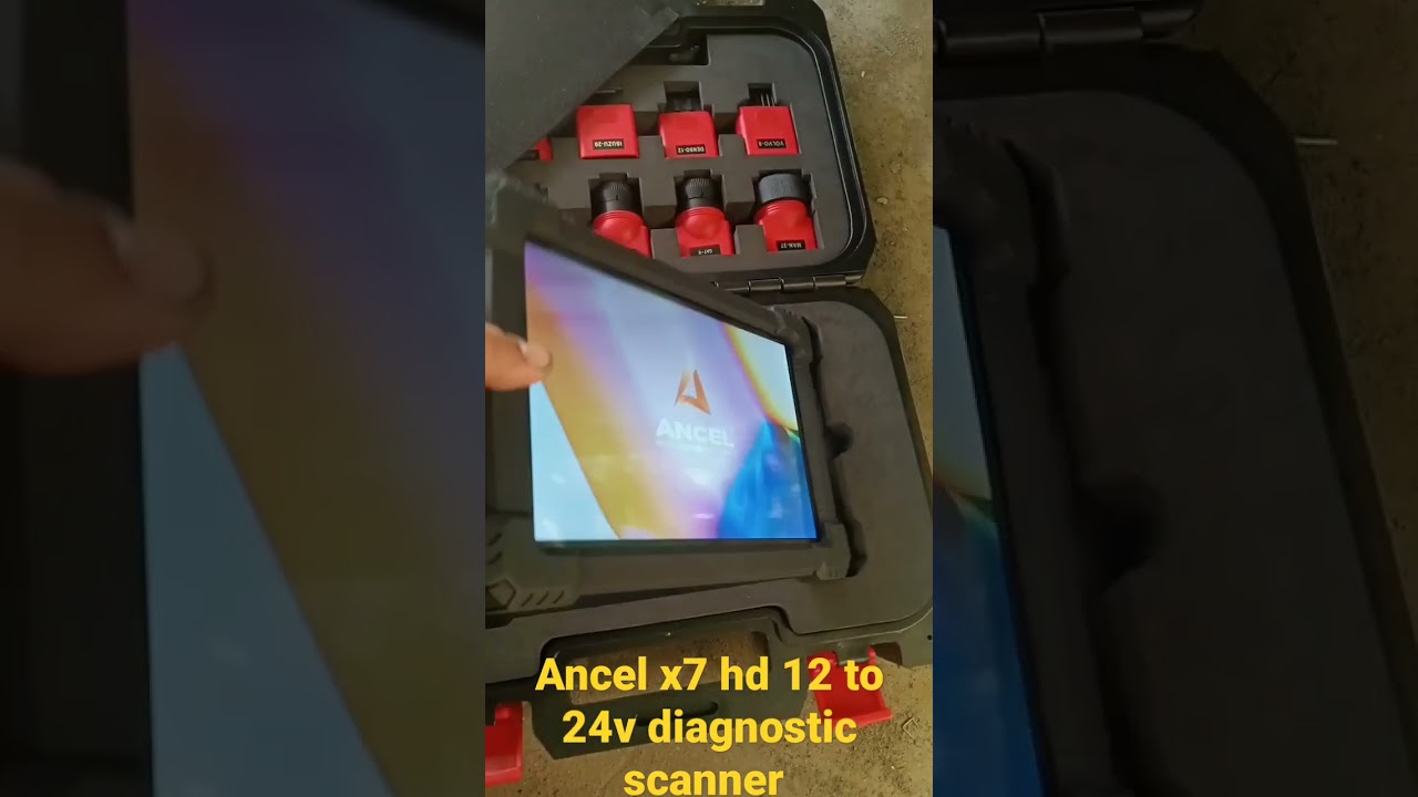 ancel x7 hd 12 to 24v diagnostic scanner for light truck and heavy truck