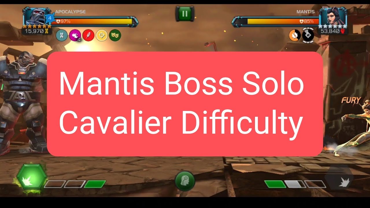 Mantis Boss Solo Cavalier Difficulty December 2022, please subscribe