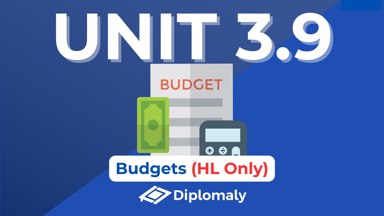 Модуль 3.9: Бюджеты (HL) - IB Управление бизнесом