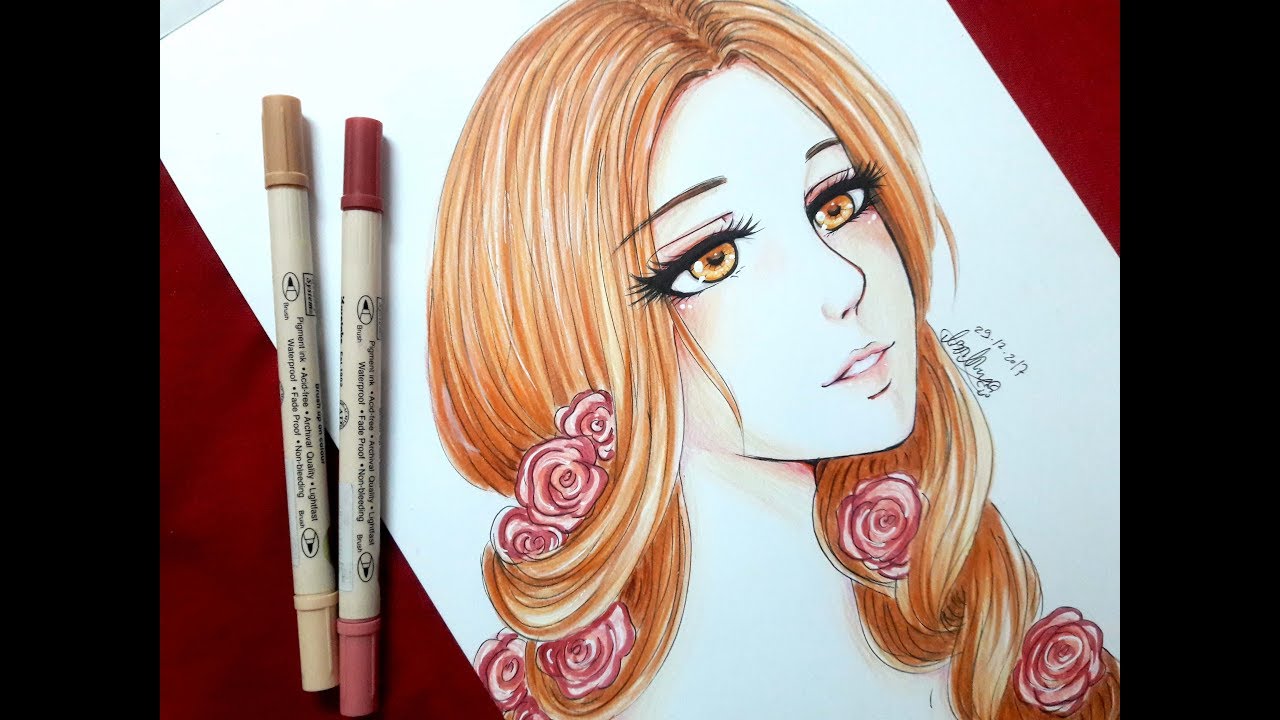 Drawing Challenge with - marish.ru - Channel || تحدّي رسم مع قناة أجنبية