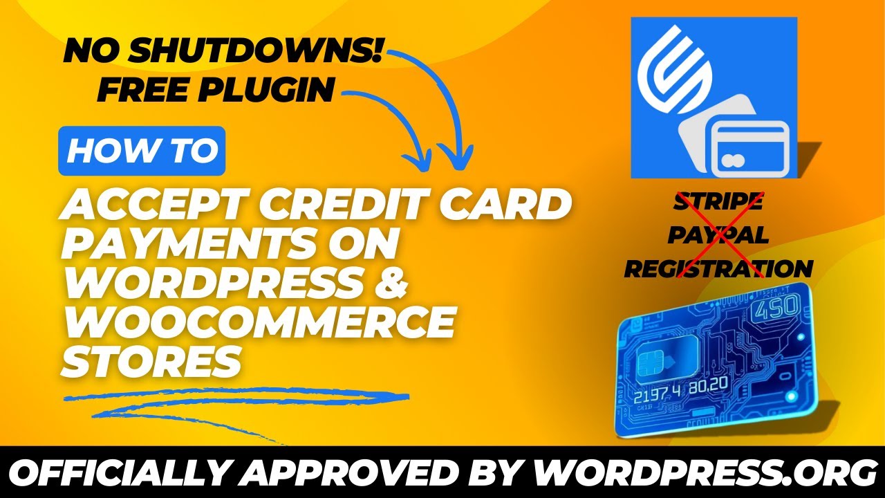 How to Accept Credit Card Payment on WordPress & WooCommerce (2026) &ndash; Free, Instant, High Risk Ready