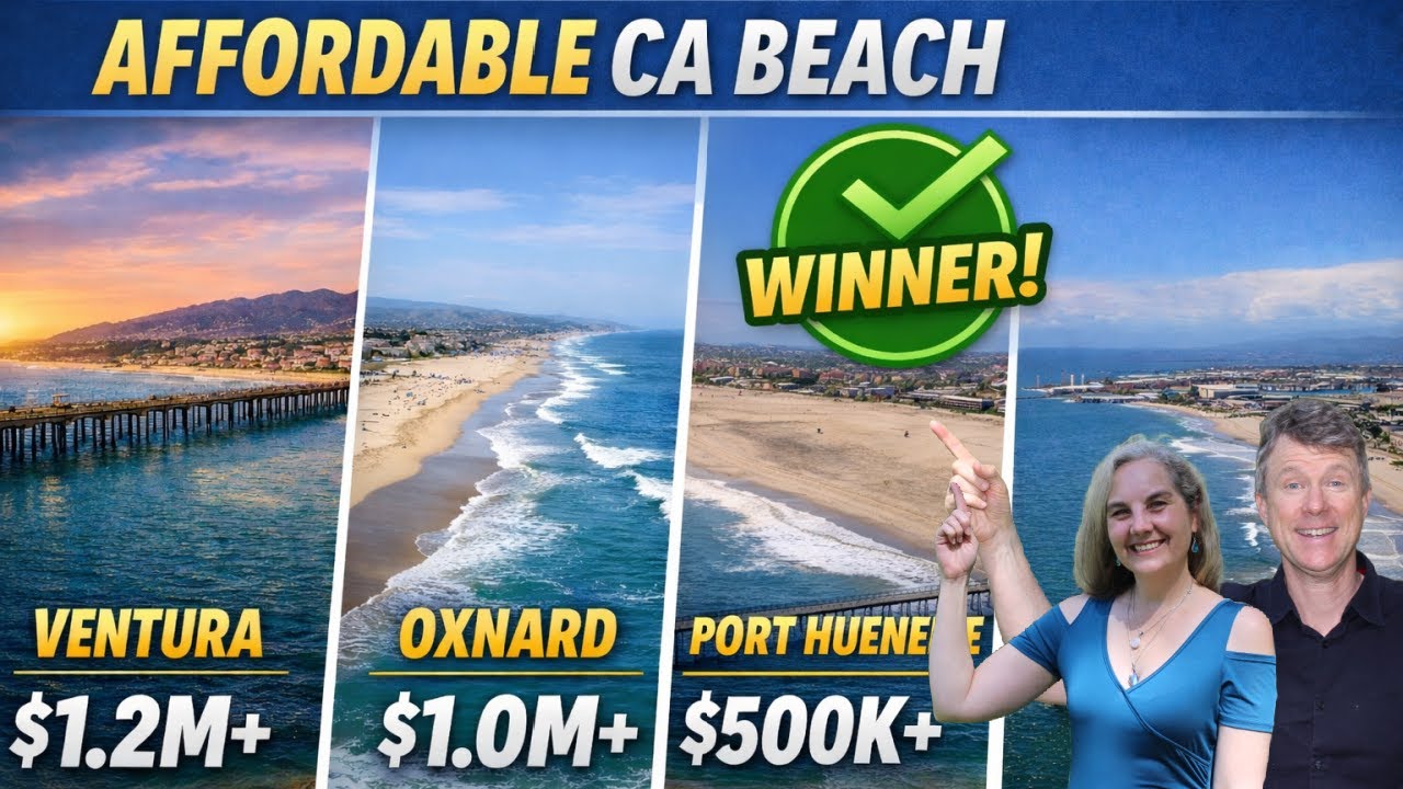 VENTURA vs OXNARD vs PORT HUENEME | Ranking the 3 Most Affordable Beach Cities in Ventura County, CA