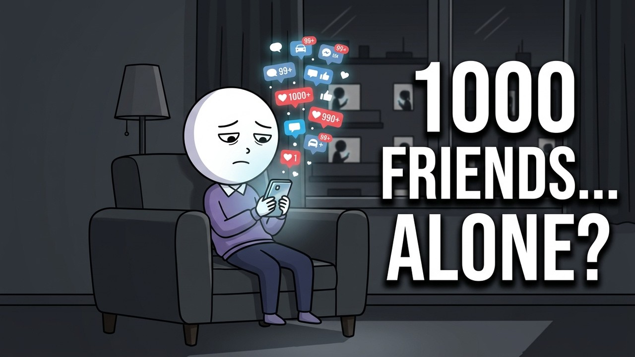 Why You Have 1,000 Friends But Feel Alone