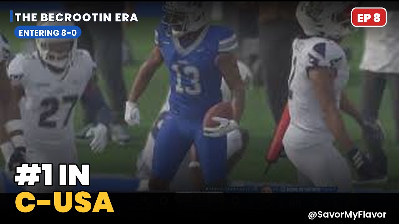 CFB 26 Dynasty &mdash; Staying Perfect, Staying #1 in C-USA | Middle Tennessee Becrootin Era #8
