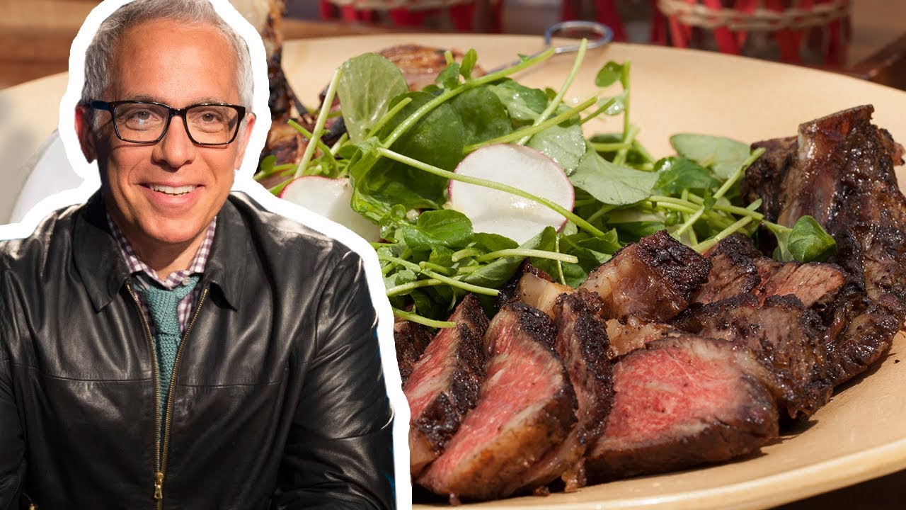 Geoffrey Zakarian Makes a Grilled Cowboy Rib-Eye Steak | The Kitchen | Food Network