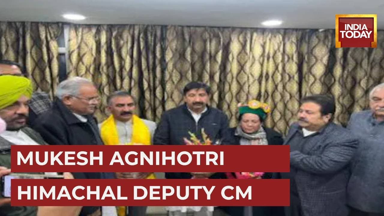 Sukhwinder Singh Sukhu To Be Next Himachal CM, Mukesh Agnihotiri His Deputy