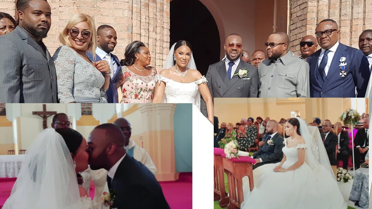 PAPA CHÉRI JB MPIANA A LA BÉNÉDICTION NUPTIALE DU COUPLE MPIANA ET EMENEYA QUE DIEU VOUS BÉNISSE