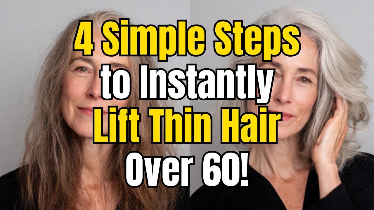 Thin Hair Over 60? 4 Expert Tricks for Instant Lift