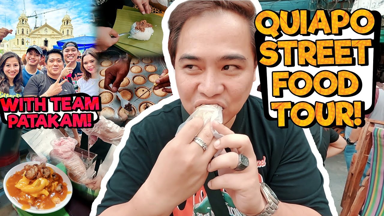 Sinuyod Ang QUIAPO STREET FOOD with TEAM PATAKAM (Mga Trending & Underrated) | Jayzar Recinto