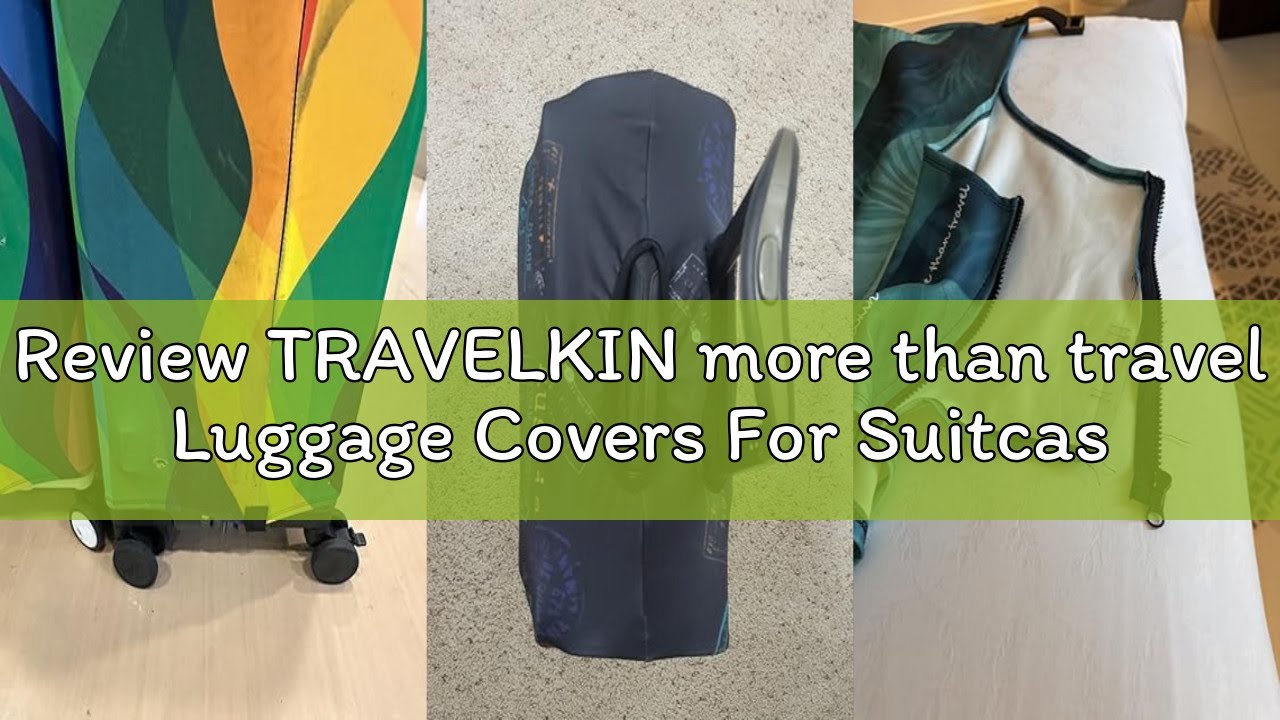 Review TRAVELKIN more than travel Luggage Covers For Suitcase Tsa Approved,Suitcase Cover Protector