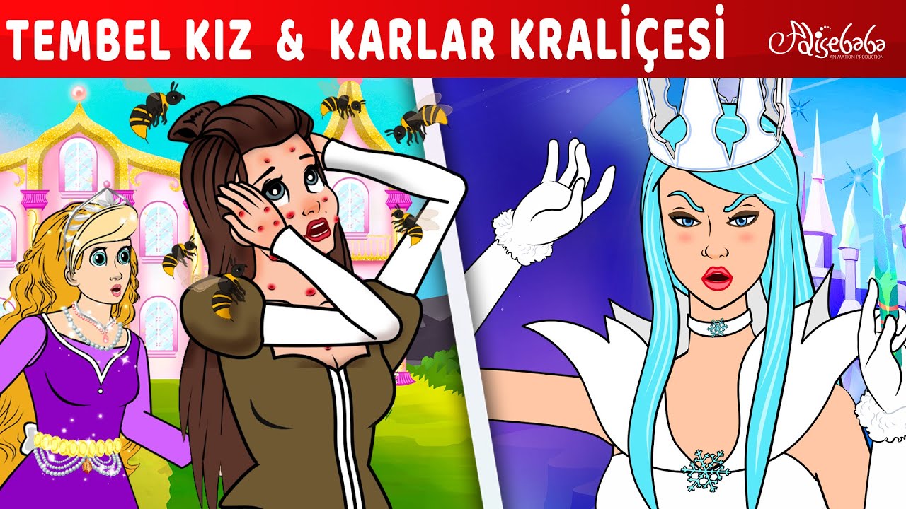 Tembel Kız + Karlar Kraliçesi + Parmak Kız | Adisebaba Masallar