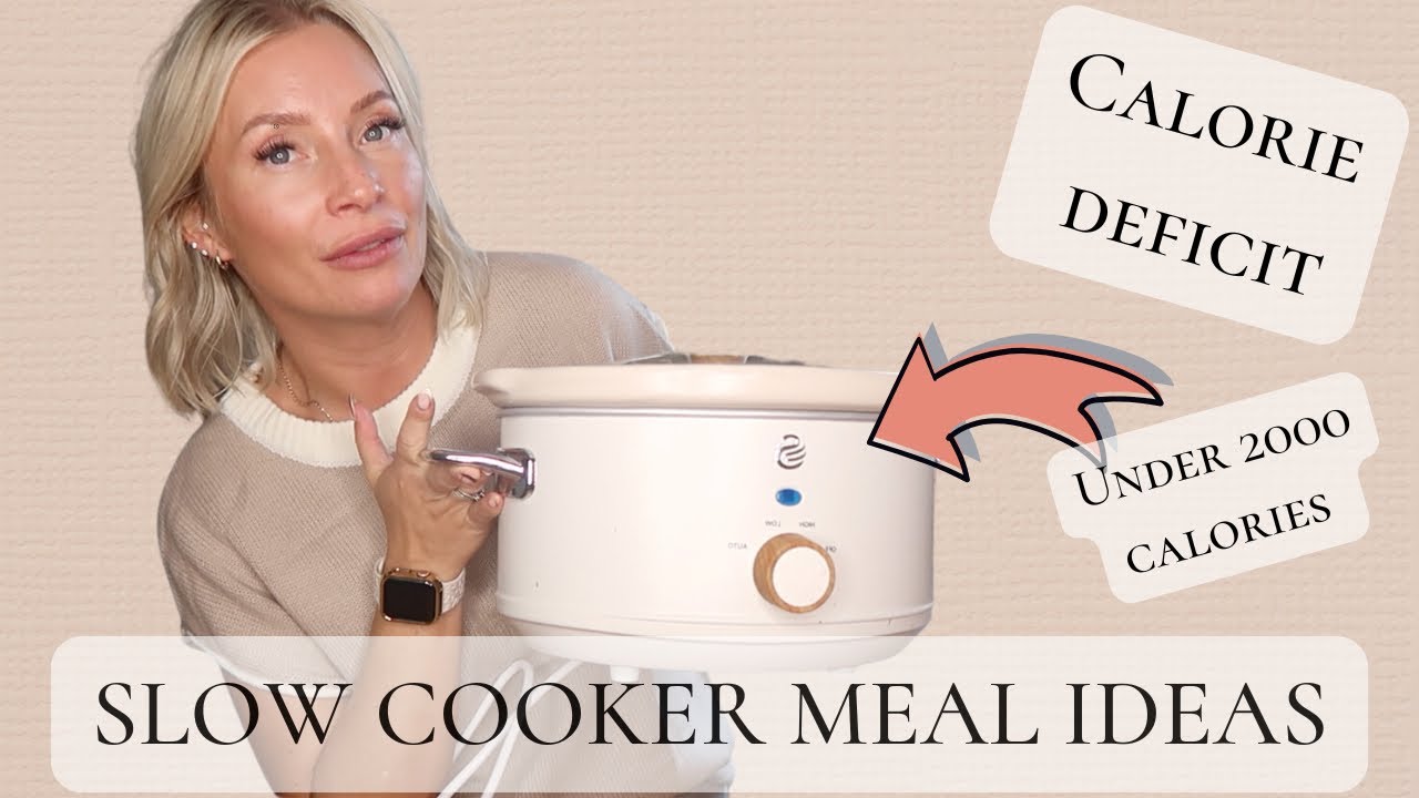 QUICK EASY SLOW COOKER MEALS | 3 STONE WEIGHT LOSS WITH CALORIE DEFICIT