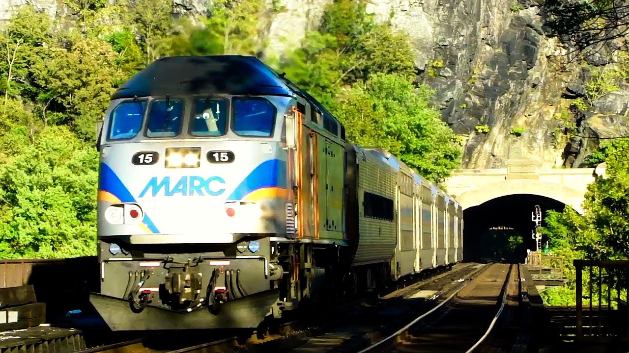 Diesel MARC Commuter Trains Galore II