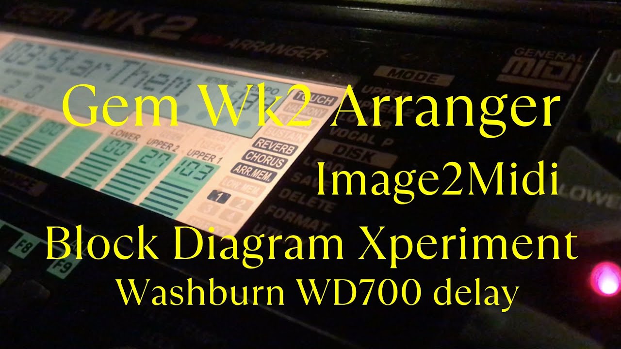 Gem WK2  - Image2Midi Block Diagram Xperiment - Washburn WD700 1985 Digital Delay