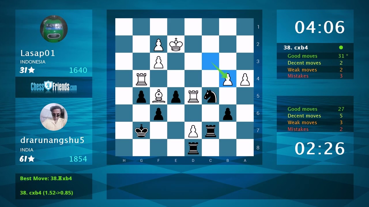 Indonesia 🇮🇩 Chess Grandmaster, Lost Match Convert to Win🏆after 58 moves, I can defeat anyone 😁✌