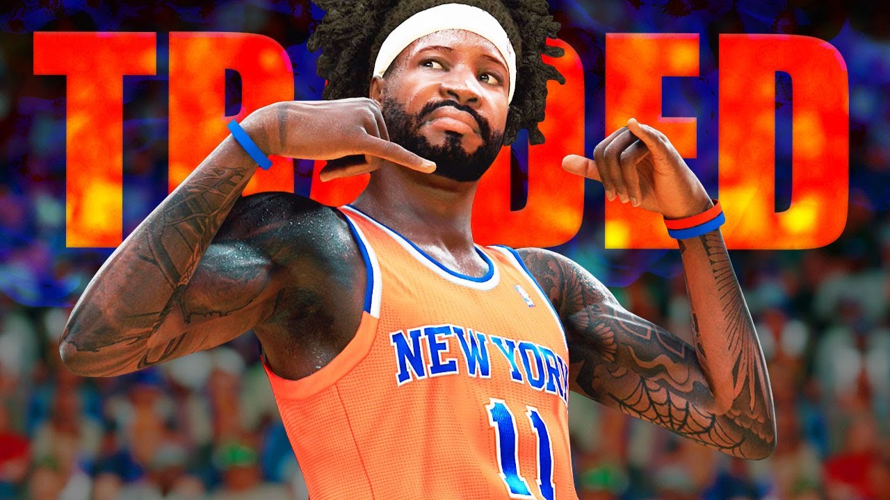 NBA 2K22 My Career - TRADED TO THE KNICKS! Next Gen Best PG Build Gameplay