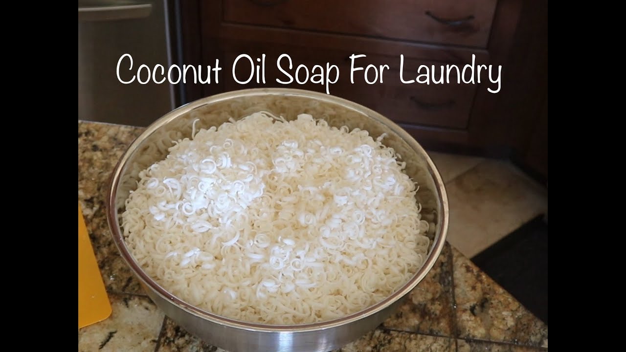 Coconut Oil Soap for Laundry - Tutorial