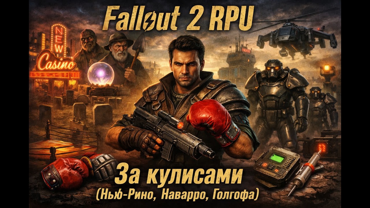 Fallout 2 RPU: За кулисами (Нью-Рино, Наварро, Голгофа, Токсические Пещеры)