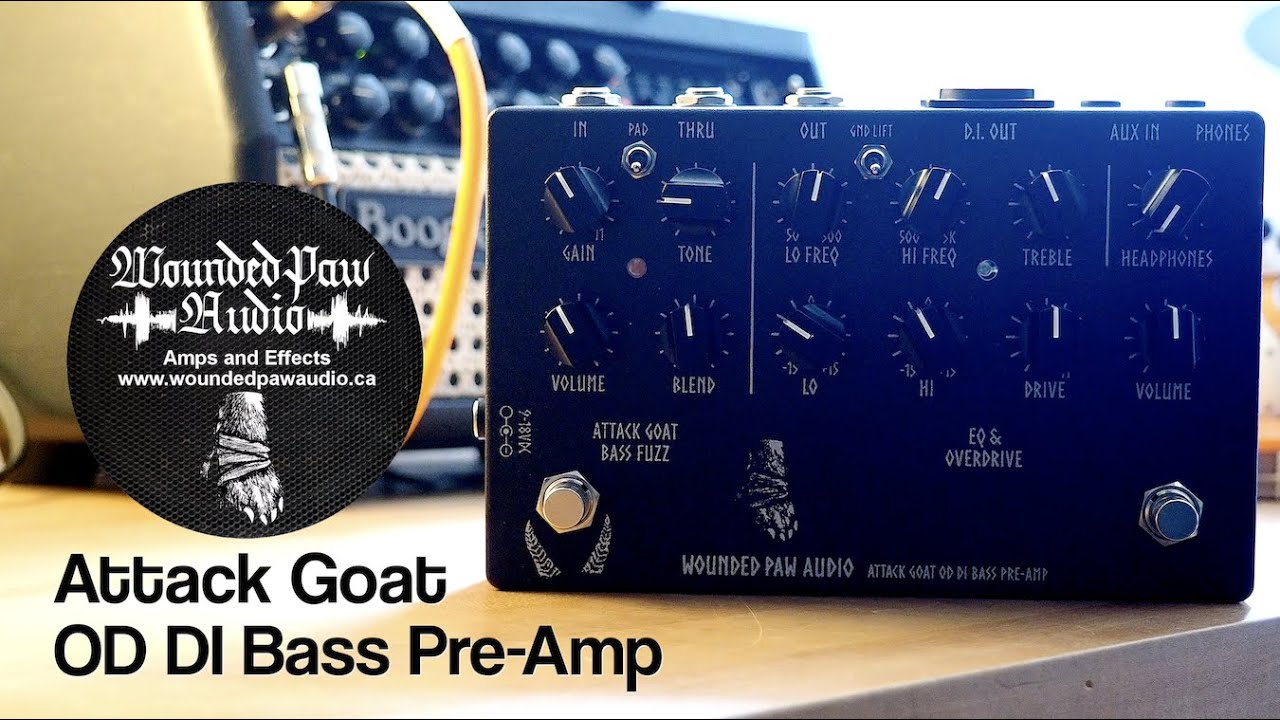 Wounded Paw Audio Attack Goat OD DI Bass Pre-Amp