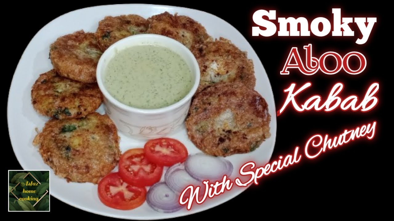 Smoky Aloo Kabab With Special Chutney @asfazhomecooking