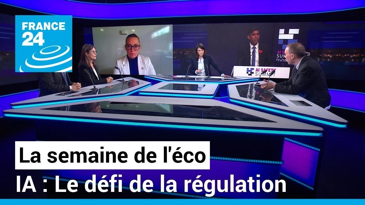 Intelligence artificielle : PDG et dirigeants face au défi de la régularisation • FRANCE 24