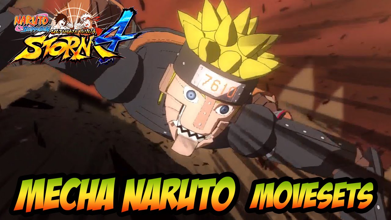 Naruto Ultimate Ninja Storm Rev. - Mecha Naruto Movesets