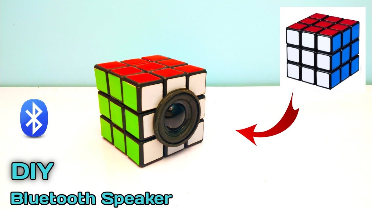 DIY Rubik's Cube Bluetooth Speaker