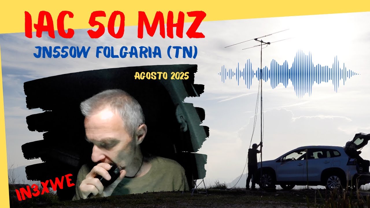 IAC Italian Activity Contest 50 MHz - JN55OW Folgaria (TN) - agosto 2025