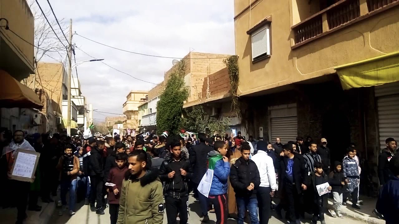 مسيرة الجمعة الخامسة من مشرية ولاية النعامة ترحلو ڨاع