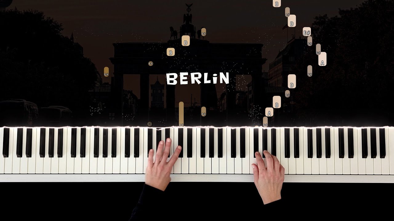 Berlin Sofiane Pamart Piano Cover Piano Tutorial