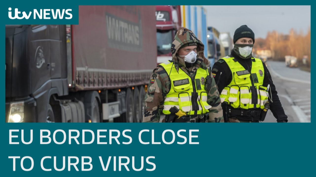 European Union agrees travel ban to curb coronavirus | ITV News